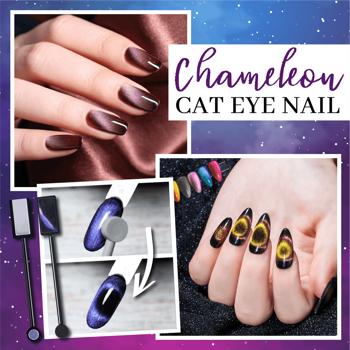 3D Cat Eye Magnetic Nail Gel Kit