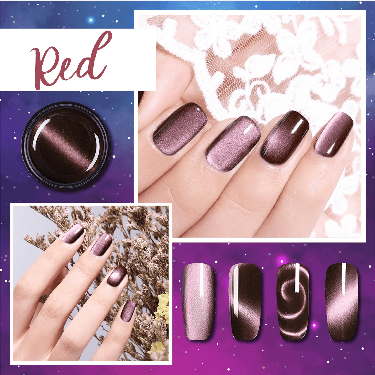 3D Cat Eye Magnetic Nail Gel Kit