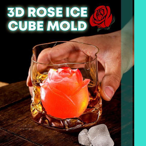 3D Rose Ice Cube Mold