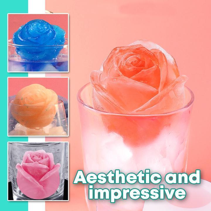 3D Rose Ice Cube Mold