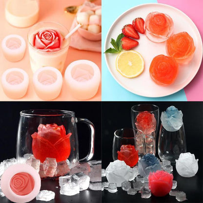 3D Rose Ice Cube Mold