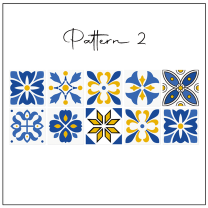 3D Geometric Tile Decals (10pcs)