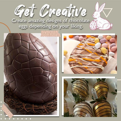 3D Easy-Mold Chocolate Egg Set