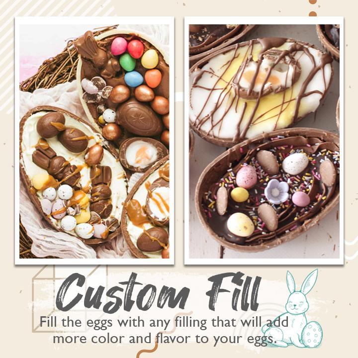 3D Easy-Mold Chocolate Egg Set